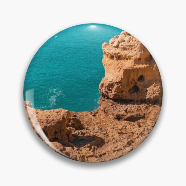 Item preview, Rough Beauty - Carvoeiro Cliffs and the Ocean in Algarve Portugal designed and sold by Georgia Mizuleva.