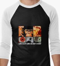 Lancelot Link: Secret Chimp Men's Baseball ¾ T-Shirt