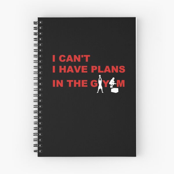 Item preview, I Can't I Have Plans In The Gym - Crossfit Workout Fitness designed and sold by Desiznn.