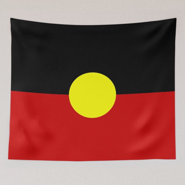 Item preview, Australian Aboriginal Flag designed and sold by REApparelCo.