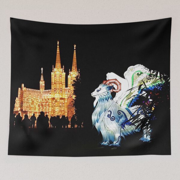 Item preview, Light Festival Cathedral Chimera Mystical Creature designed and sold by MonMonTales.