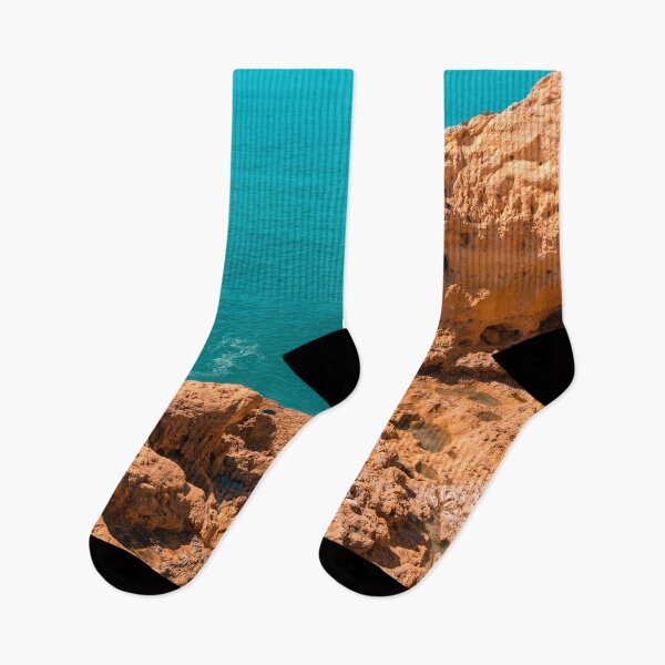 Item preview, Rough Beauty - Carvoeiro Cliffs and the Ocean in Algarve Portugal designed and sold by Georgia Mizuleva.