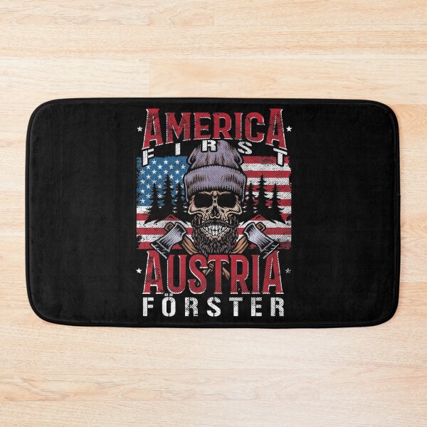 Item preview, America First Austria Forester I Austrian Woodcutter Forester Flag USA America designed and sold by 2blackcherries.