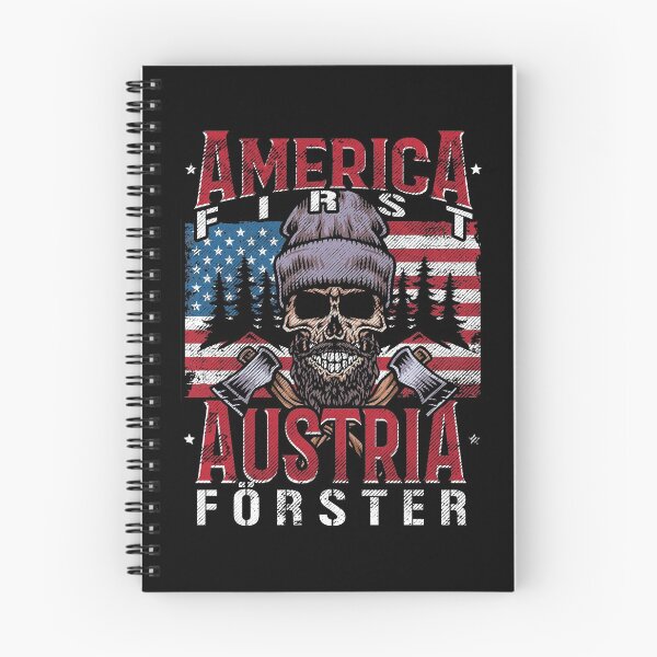 Item preview, America First Austria Forester I Austrian Woodcutter Forester Flag USA America designed and sold by 2blackcherries.