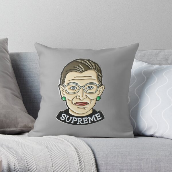 ruth bader ginsburg Notorious RBG smash the patriarchy 18x18inch pillow cover supreme court resist and persist machine washable 