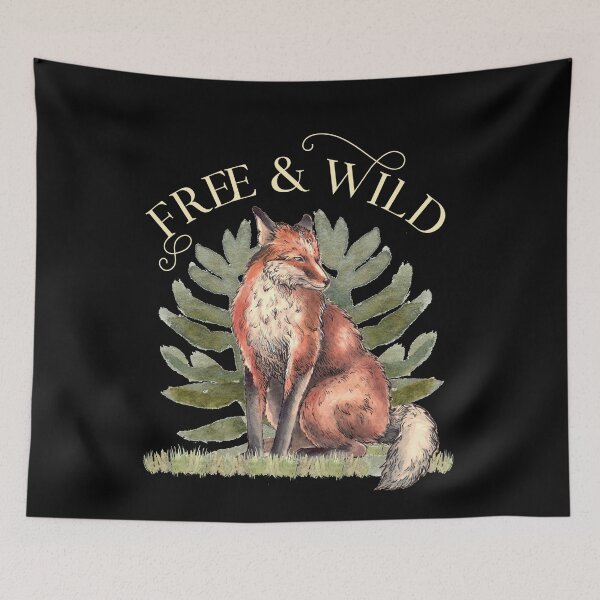 Item preview, Free and Wild, perfect gift for all occasions designed and sold by AmazingEcraft.
