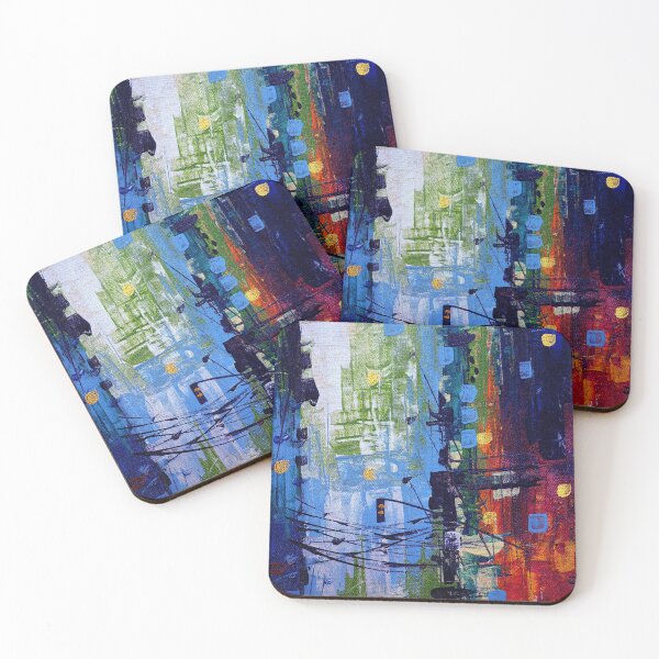 Item preview, Abstract acrylic modern painting designed and sold by earthroots.