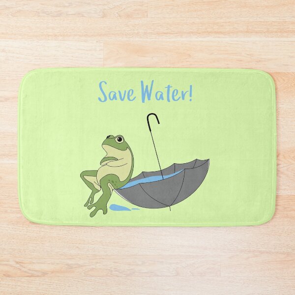 Item preview, Saves Water for Frog designed and sold by thewishdesigns.