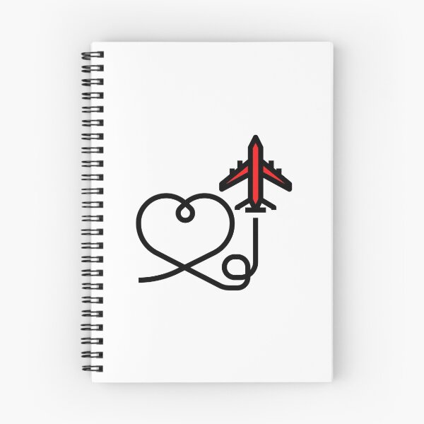 Item preview, Airplane Flying With Love (Heart) designed and sold by jetmike.