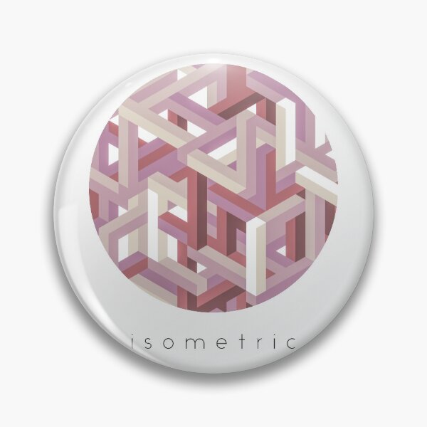 Item preview, Faded Pink Isometric Globe designed and sold by KimVanG.