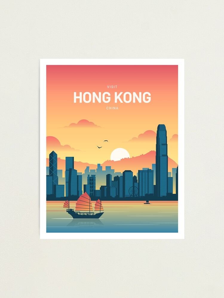 Thumbnail 1 of 3, Photographic Print, Hong Kong Vintage Travel designed and sold by corvintp.