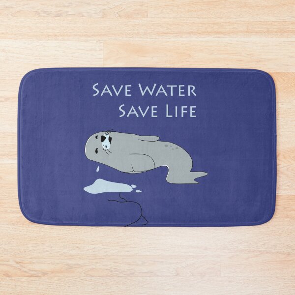Item preview, Save Water Save Life Save the thirsty Seal designed and sold by thewishdesigns.