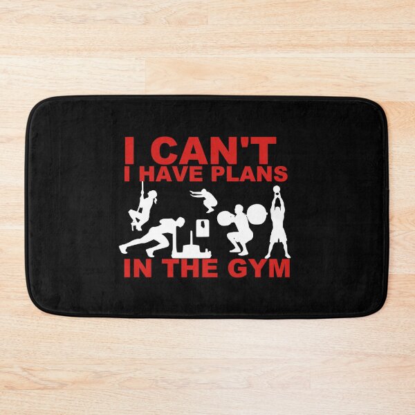 Item preview, I Can't I Have Plans In The Gym - Crossfit AMRAP Workout Fitness designed and sold by Desiznn.