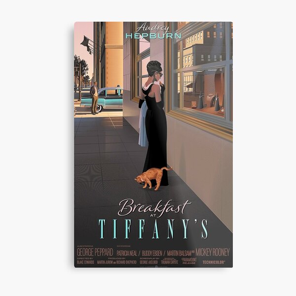 Breakfast at Tiffany's Metal Print