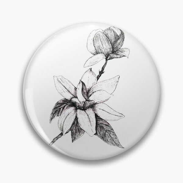 Item preview, magnolia designed and sold by Rhiannon Redfern.