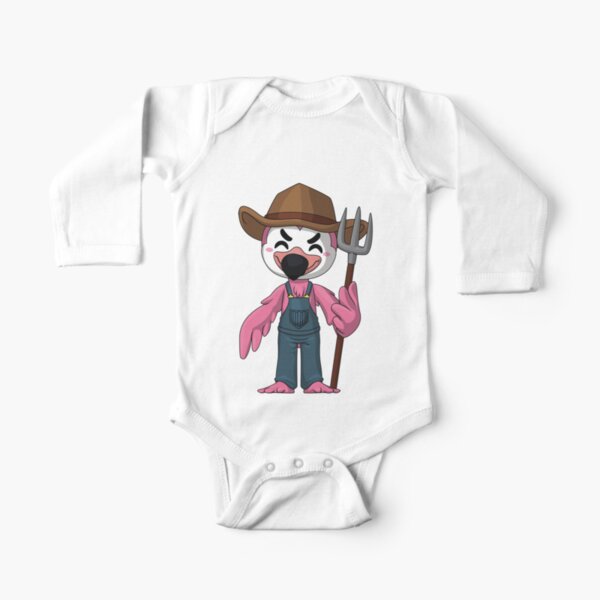 Flamingo Roblox Long Sleeve Baby One Piece Redbubble - roblox long sleeve baby one piece redbubble