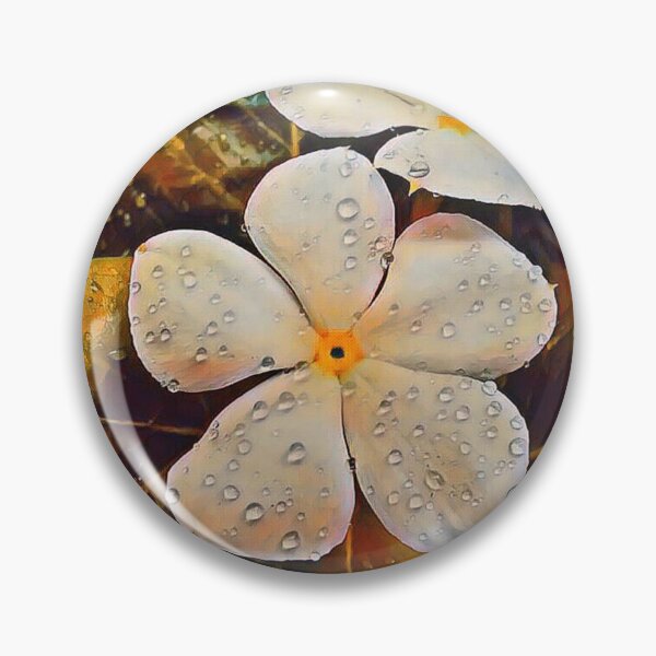 Item preview, Beautiful White Flowers With Rain Drops designed and sold by Indra Agrawal.