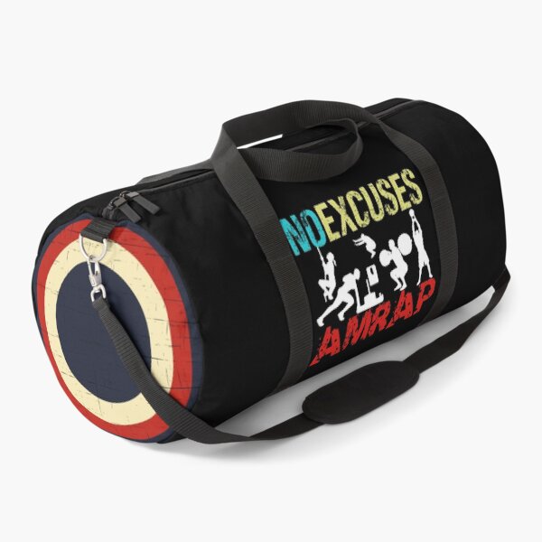 Item preview, No Excuses AMRAP Crossfit Workout Fitness designed and sold by Desiznn.
