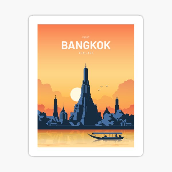 Bangkok sticker, City sticker