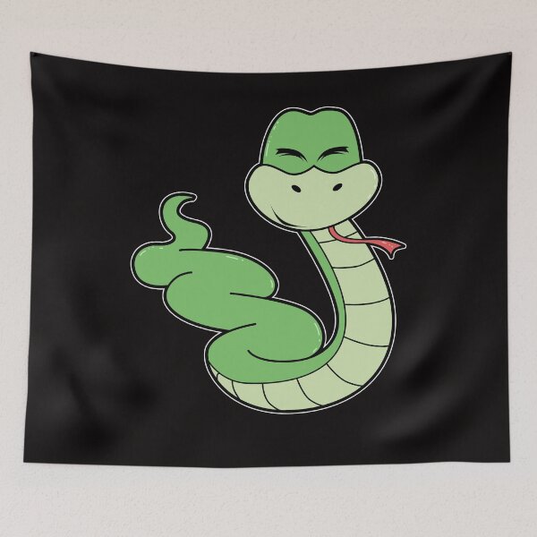 Aperçu de l'œuvre Langue de dessin animé mignon serpent créée et vendue par Imutobi.