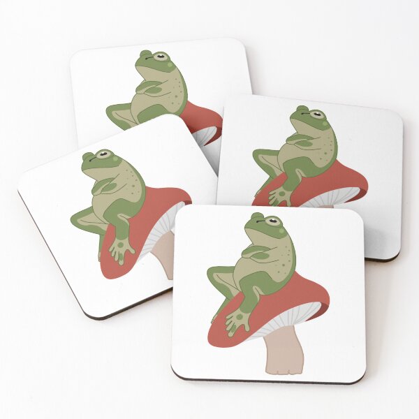 Item preview, frog chilling on a mushroom  designed and sold by AJM03.