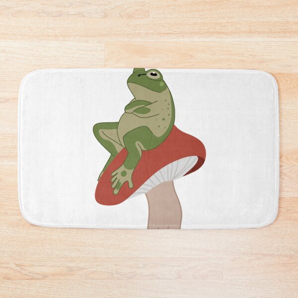 Item preview, frog chilling on a mushroom  designed and sold by AJM03.