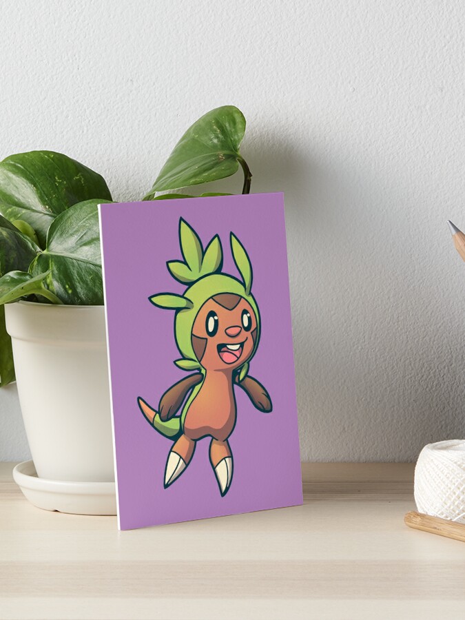 Chespin 5 X 7 Print pokemon Drawing Art Artwork 