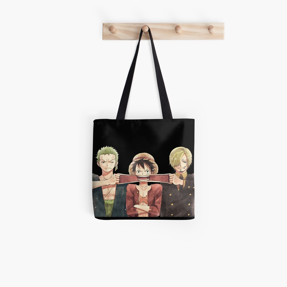 One Piece 3 King Luffy Zoro And Sanji Tote Bag By Soylaleche Redbubble