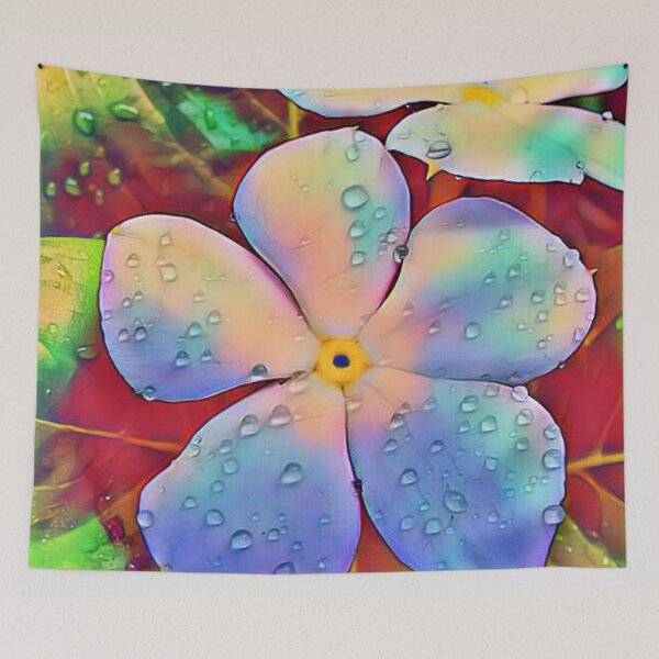 Item preview, Beautiful Colourful Flowers With Rain Drops designed and sold by Indra Agrawal.