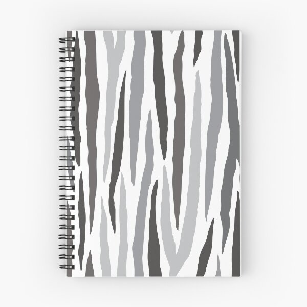 Item preview, Zebra Stripe Print Grayscale de la colección Fancy Floral Zebra designed and sold by CJAura by Claire Jane Johnson.
