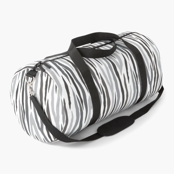Item preview, Zebra Stripe Print Grayscale from the Fancy Floral Zebra Collection designed and sold by CJAura by Claire Jane Johnson.