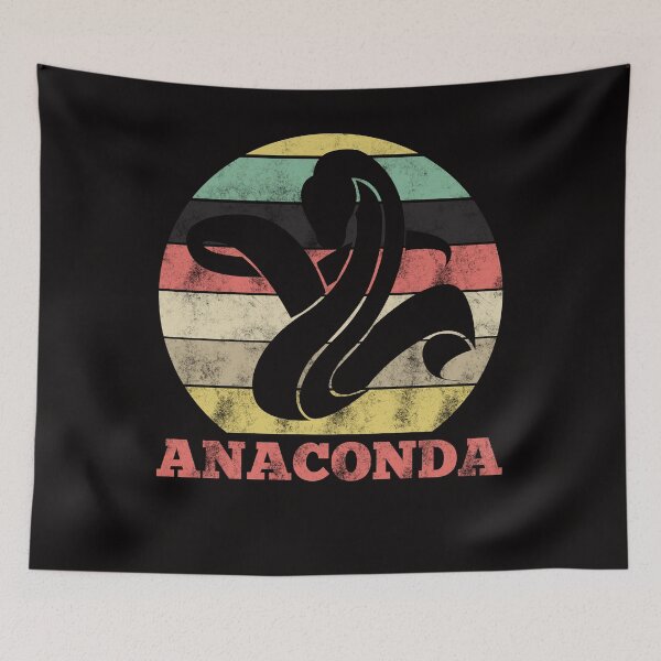 Aperçu de l'œuvre Anaconda serpent rétro vintage créée et vendue par Imutobi.