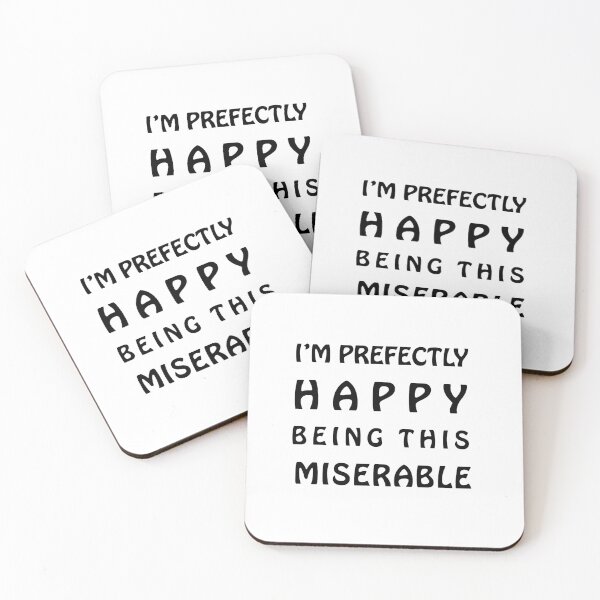 Item preview, happily miserable , i'm prefect happy being this miserable  designed and sold by bkjournaly2020.
