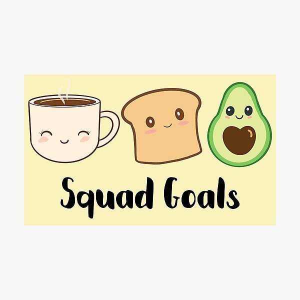 Item preview, Cute Avocado Toastie Sticker Pack designed and sold by champagnemoment.