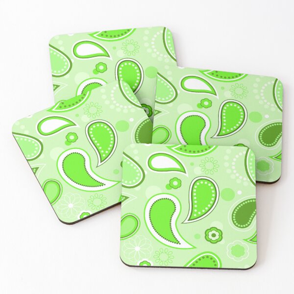 Item preview, Green Floral Paisley Pattern designed and sold by everything4eva.