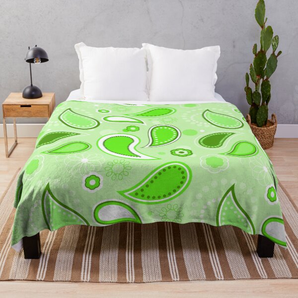 Item preview, Green Floral Paisley Pattern designed and sold by everything4eva.