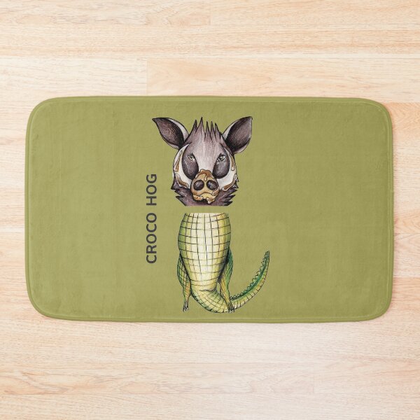 Item preview, CROCO HOG by FrankenDuo gingko khaki designed and sold by FrankenDuo.