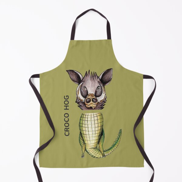 Item preview, CROCO HOG by FrankenDuo gingko khaki designed and sold by FrankenDuo.