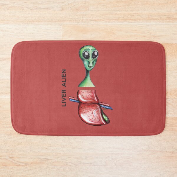 Item preview, LIVER ALIEN by FrankenDuo brown red designed and sold by FrankenDuo.