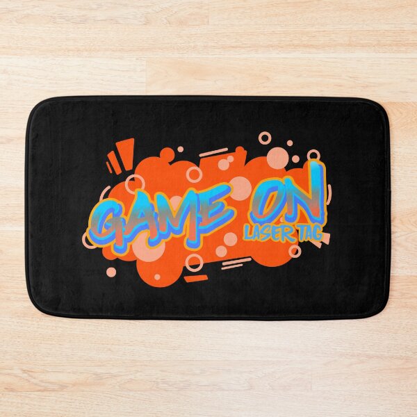 Item preview, Game On Laser Tag Graffiti Orange Blue designed and sold by jacks-tees.
