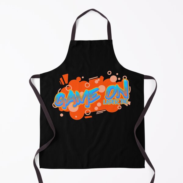 Item preview, Game On Laser Tag Graffiti Orange Blue designed and sold by jacks-tees.