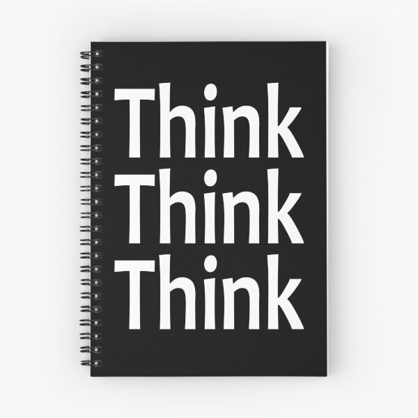 Item preview, Think, Think, Think - Think Again - Alcoholics Anonymous Saying designed and sold by notstuff.