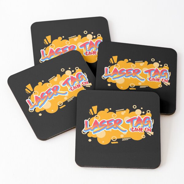 Item preview, Laser Tag Game On Graffiti Yellow Orange designed and sold by jacks-tees.