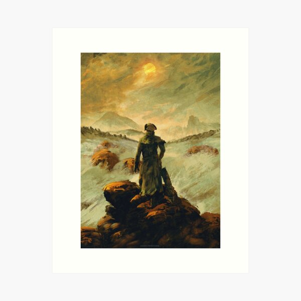 Item preview, Hunter above the Sea of Fog designed and sold by Anatofinnstark.
