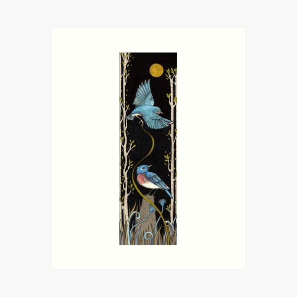 Vista previa del artículo con la obra «Azul encantado», diseñado y vendido por Anita Inverarity.