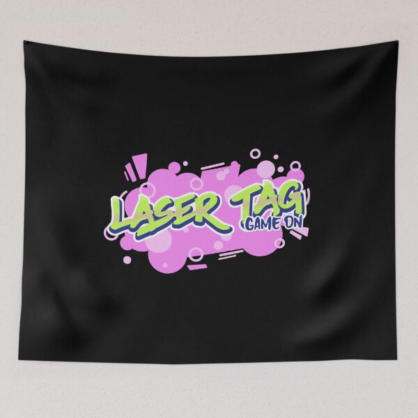 Item preview, Laser Tag Game On Graffiti Pink designed and sold by jacks-tees.