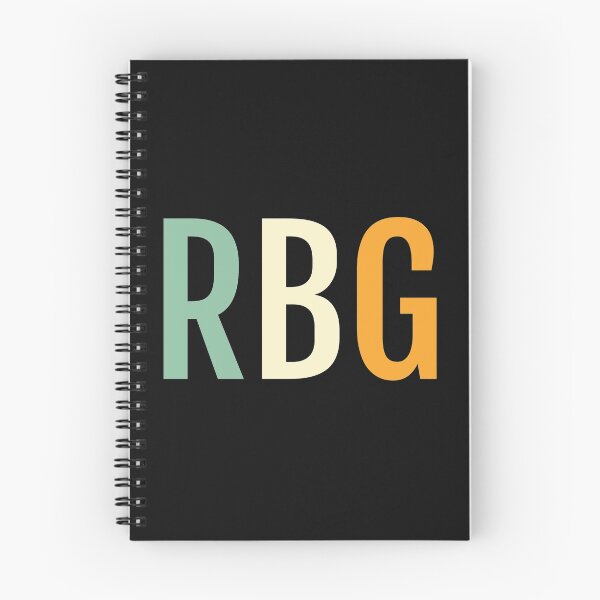 Aperçu de l'œuvre RBG - Juste les initiales - Ruth Bader Ginsburg créée et vendue par EstelleStar.