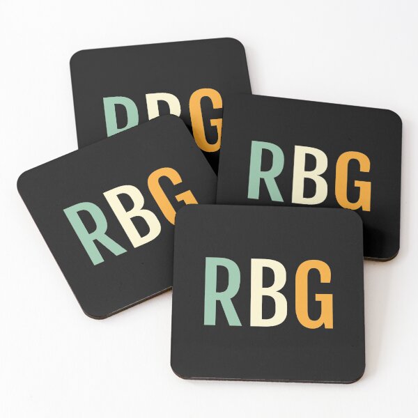 Item preview, RBG - Just the Initials - Ruth Bader Ginsburg designed and sold by EstelleStar.