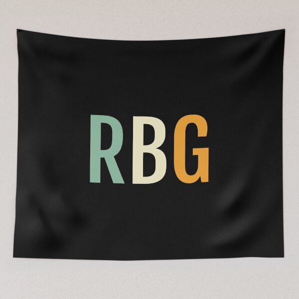 Item preview, RBG - Just the Initials - Ruth Bader Ginsburg designed and sold by EstelleStar.