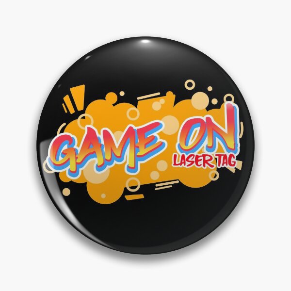Item preview, Game On Laser Tag Graffiti Yellow Red designed and sold by jacks-tees.